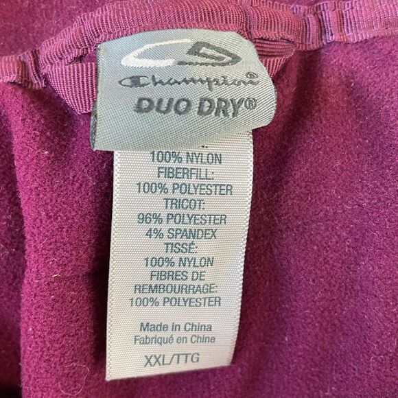 Champion Duo Dry Half Zip Pullover Jacket Size XXL - Picture 7 of 7